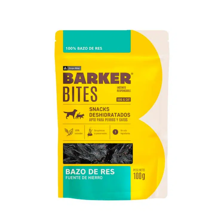 Snack de Bazo de Res Deshidratado BARKER