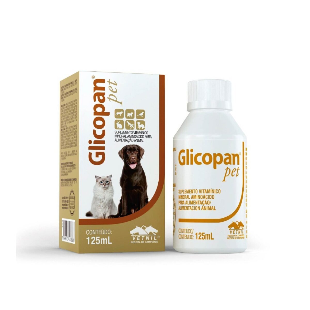 Glicopan Pet Suplemento Vitaminico 1 unidad x 125 ml